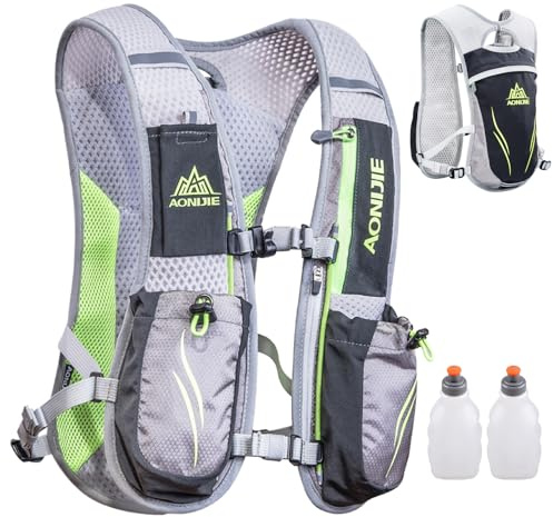 TRIWONDER Ultraleicht Trinkrucksack, 5.5L Laufrucksack, Trailrunning Rucksack, Hydration Pack im Freien, Rucksack Outdoor für Laufen, Marathon, Radfahren