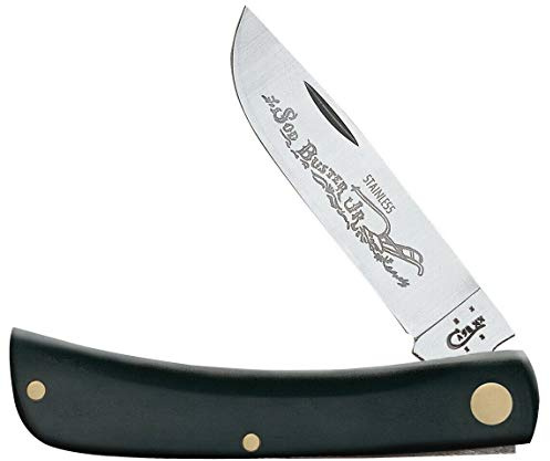 Case Working Sod Buster Jr. Black Stainless Steel 3.63 in. Pocket Knife