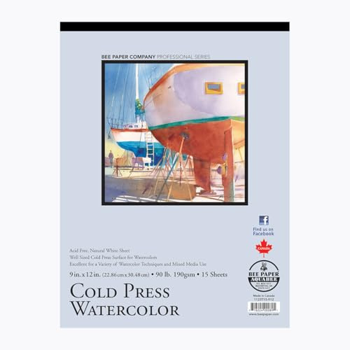 Bee Paper Rough Watercolor Roll, 30-Inch by 5-Yards