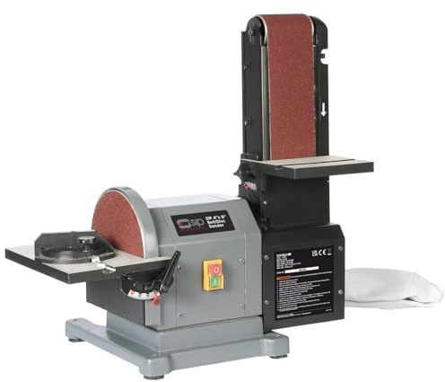 SIP 4 x 8 Belt Disc Sander 500W Sanding Machine for Wood 2850RPM Belt Sander