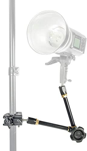 LSA-04 22 Super Heavy Duty Magic Arm With 5/8 Spigot Kit Photography Lighting Video Studio Camera Light Portable Filming Lights Professional Accessories LSA-03 Clamp Kit