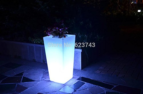 H50cm 24Keys Remote 16 Colors Rumba Led flower Plant Pot LIGHT Up Furniture Waterproof,illuminated LED Ice Bucket