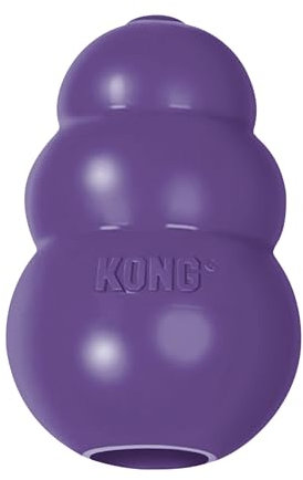 KONG Senior - Dog Toy with Gentle, Natural Rubber - Stuffable Treat Toy for Older Dogs - For Large Dogs