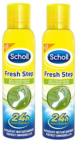 Scholl Deodorante per piedi antiodori, 150 ml, confezione da 2