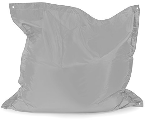 pushbag Kindersitzsack, 100% Polyester, Grau, 170 x 140 cm
