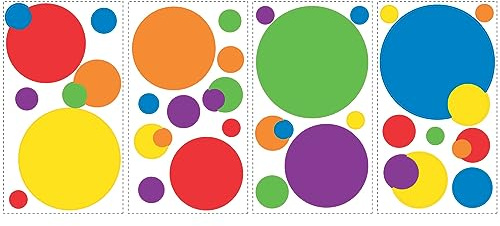 RoomMates RMK1248SCS Just Dots Peel and Stick Wall Decals
