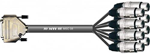 MUSIC STORE Multipaire Studio/Eco 8/XLR-25 5 m/XLR femelle > D-Sub 25 - Câble multiconducteur analogique