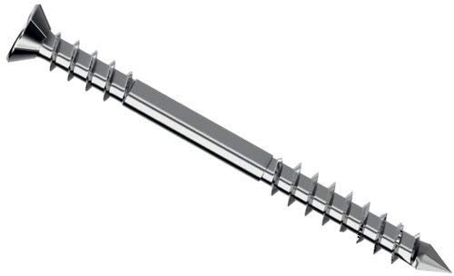 100 Stück SO-TECH® Terrassenschrauben A2 rostfrei 5 x 60 mm I-Stern T-25 mit Fixiergewinde und Spezialspitze