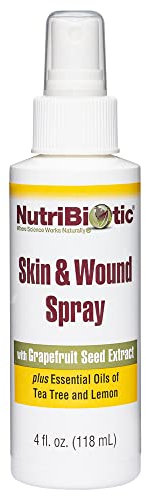 NutriBiotic, First Aid Skin & Wound Spray with GSE, 4 fl oz (118 ml)