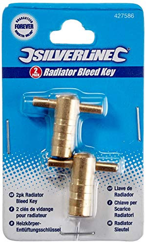 Silverline 427586 Heizkörper-Entlüftungsschlüssel, 2er-Pckg. 2er-Pckg.