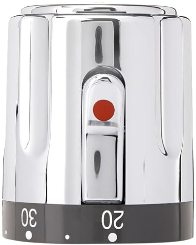 GROHE Temperaturwählgriff (Original Ersatzteil, Robust, Langlebig, Herstellergarantie: 5 Jahre), Chrom, 47255000