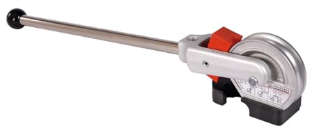 Rothenberger ROBEND H+W Plus, 15mm, m. Griffstange | 24515 | Manuelles Biegegerät zum Biegen von Kupfer- und Edelstahlohren mit Mindermaßtabelle und Biegewinkelanzeige, Biegegerät, Rohrbieger