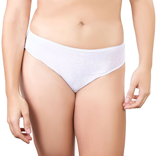 One-Wear Disposable Underwear Women, Maternity Knickers, White (S) 5 Pack