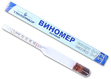 Weinmeter Vinometer Alkohol 0-12%, Zucker 0-25%