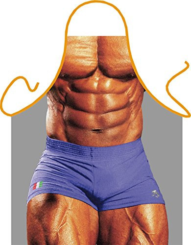 Sexy Grillschürze ! Top Scherzartikel zum Geburtstag, für Partys, Karneval,…: Macho !! GRATIS Urkunde dabei !!