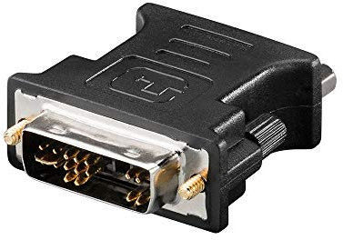 Goobay 69971 Adattatore per Monitor DVI-A/VGA, Nero