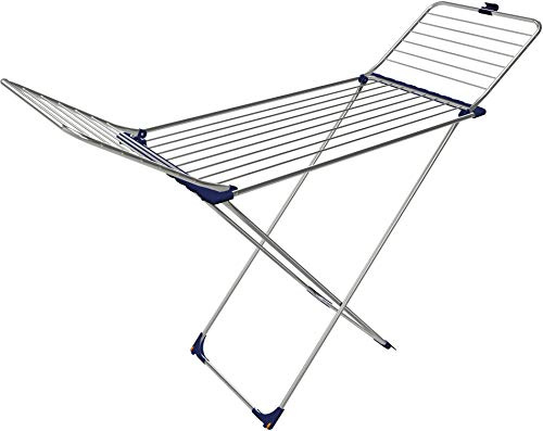 Gimi Max Floor Wäschetrockner aus Edelstahl und Aluminium, 20 m Trockenlänge