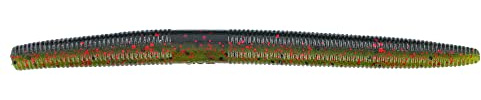 Yamamoto 5 SENKO WATERMELON BLACK W/ RED FLAKE / LIGHT WATERMELON W/ RED & BLACK FLAKE (10 PACK)