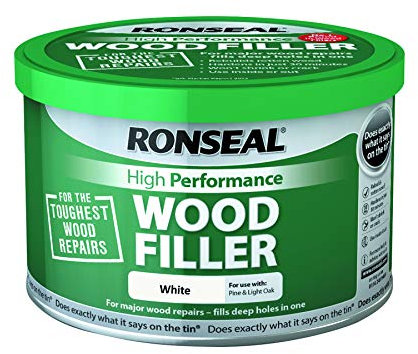 Ronseal 35303 High Performance Wood Filler - White 275g