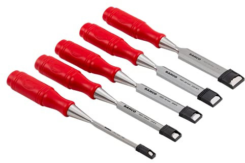 Juego de formones con mango de polipropileno (5 piezas/blíster) - Ref: 9883 - Unid: 1