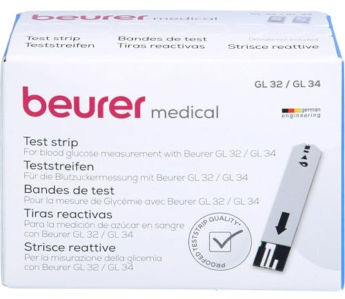 BEURER GL32/GL34/BGL60 Blutzucker-Teststreifen 50 St