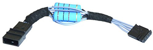 Adapter motstånd LED-registreringsskyltlampa kompatibel med A6 (4F C6) Q7 (4L) | för eftermontering LED-lampor registreringsskyltbelysning kompatibel med A3 (8P), A4 8E (B6 B7) plug in play-anslutning