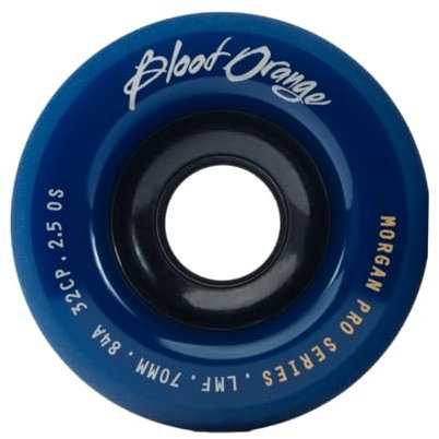 Blood Orange Morgan Longboard-Rad für Sliding, Surfskate, Cruising, Elektro-Skateboard, Freeride, LDP, 70 mm (84a - Mitternachtsblau)