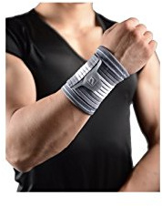 LIVEUP SPORTS - Polsiera Sportiva S/M Supporto Tutore Polso Fascia Palmo Sport Articolazioni Polsiera Legamenti