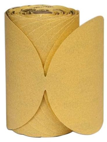 Norton Abrasives - St. Gobain Norton 662611-83815 Gold Reserve 6 P80B PSA Disc Roll, (100 Discs/Roll) by