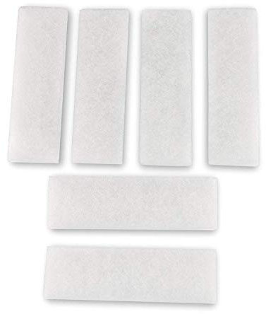 LTWHOME Filterschwamm (196mm x 60mm x 10mm) Polyester geeignet für Fluval U3 Filter(6 Stück)