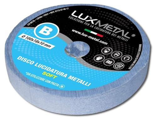 Lux Metal - Polierscheibe 100 mm Baumwolle Passen für schleifbock doppelschleifer bohrmaschine akkuschrauber winkelschleifer Polierscheiben Zum Polieren Metall wie Aluminium Edelstahl, für Polierpaste