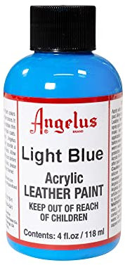 Angelus Acryl Leder Farbe 118ml / 4oz (Hellblau / Light Blue)