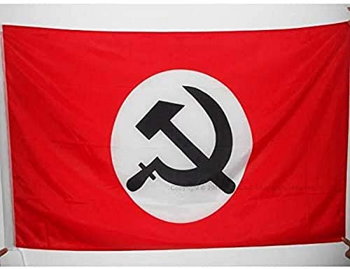 AZ FLAG Bandera del URSS Partido Nacional BOLCHEVIQUE 150x90cm para Palo - Bandera Comunista 90 x 150 cm