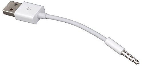 REY Câble Jack Audio 3,5 mm Male stéréo vers USB 2.0 Male pour Téléphone, MP4, MP3