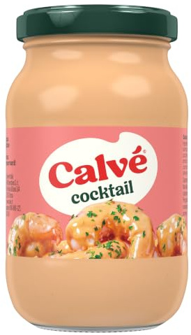 Calvé Salsa Cocktail, Vaso 225ml, con gusto di pomodoro