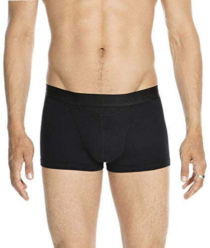 HOM Uomo Shorts retrò HO1 Uomini Uomini Pantaloni Corti Boxer Soft - Selezione di Colore: Colour: Black | Size: X-Large
