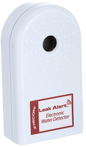 Zircon® Leak Alert™ Water Leak Detector, Loud 90 dB Water Alarm | Detect leaks before costly water damage near water heaters, appliances and plumbing fixtures; no setup required