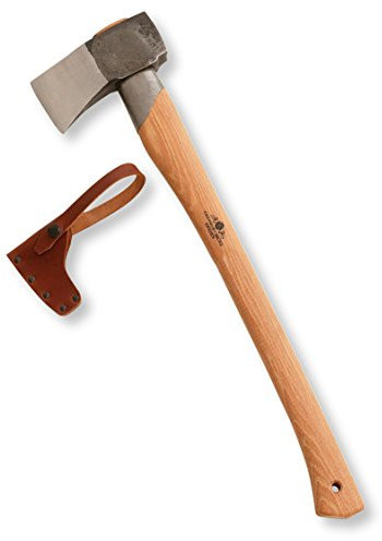 KITMOUS Gränsfors Kleine Spaltaxt, 60 cm, 1,6 kg, Holzfarbe, Grau, Silber