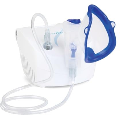 Nuvita 5020A | Aerosol Silenzioso per Bambini ed Adulti | Macchina Inalatore Nasale per Neonato | Nebulizzatore Compressore | Prodotto in Italia | Ricambi Disponibili