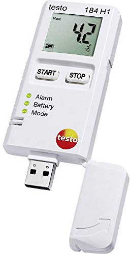testo - 184 H1 - 0572 1845 - Datenlogger Luftfeuchtigkeit und Temperatur zur Überwachung von Luftfeuchtigkeit und Temperatur