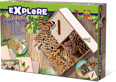 SES Creative 0643190 Explore Insektenhotel Experimentier-Set, Mehrfarbig