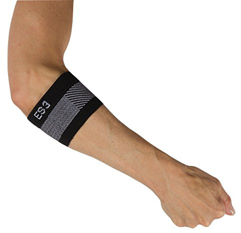 OrthoSleeve Elbow Brace ES3 designed to help with Tennis Elbow, Golfer's Elbow, General Elbow Pain, and Forearm Pain