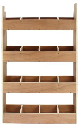Van Racking Unit Tool Storage Ply Toolbox Shelves Shelving Rack Organiser Removable Dividers Driver & Passenger Side 4 Shelves 16 Compartments 12mm Thick Plywood 116 x 67.5 x 28.5cm FREE Fixings