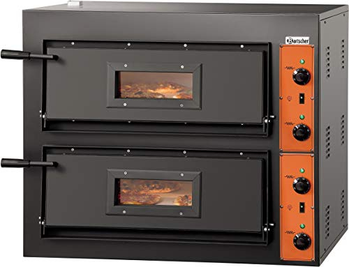 Forno per pizza elettrico doppio CT200 610x610x140 4,2 KW - Bartscher 2002020