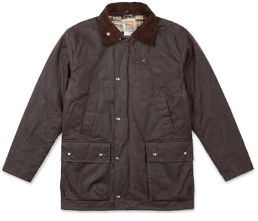 SCIPPIS Unisex Outdoorjacke Basic Jacket – Wasserabweisende Jacke aus gewachster Baumwolle mit Kapuze, Reißverschluss & vielen Taschen