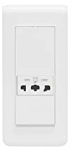 Legrand 077586 IP24 IK04 Mosaic Prise pour Rasoir, 5 Modules, Blanc