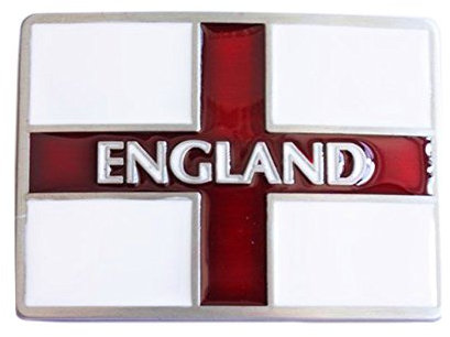 eeddoo® Gürtelschnalle Flagge - England (Buckle für Wechselgürtel für Damen und Herren | Belt Frauen Männer Oldschool Rockabilly Metall Gothic Wave Rock Biker Western Trucker Casino Skull)