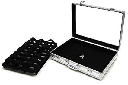 Caja para 24 relojes, color negro