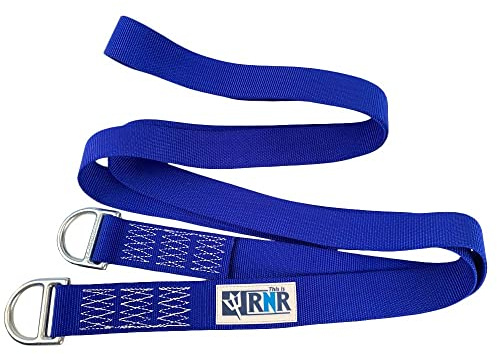 Rock-N-Rescue Heavy-Duty Nylon Tow Strap with D-Rings | 7,644 Lbs Capacity | Abrasion Resistant for Car Hauling & Towing Equipment | 36 - 180 Lengths