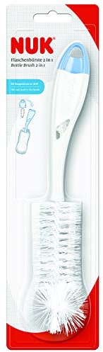 NUK 2 in 1 Bottle and Teat Brush (Colours may vary)